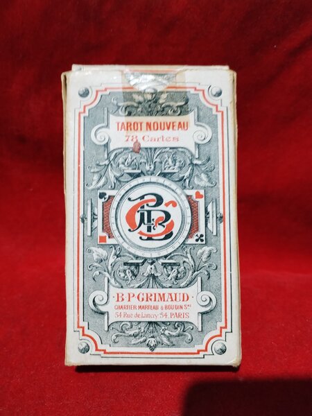 Carti de tarot Nouveau B. P. Grimaud, anii 1950-1970