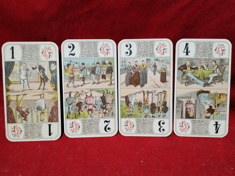 Carti de tarot Nouveau B. P. Grimaud, anii 1950-1970
