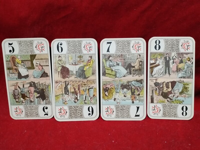 Carti de tarot Nouveau B. P. Grimaud, anii 1950-1970