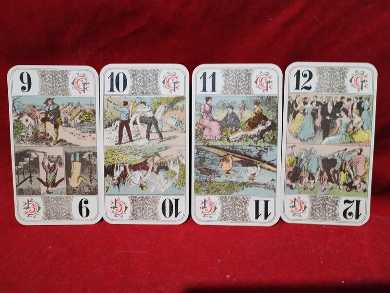 Carti de tarot Nouveau B. P. Grimaud, anii 1950-1970