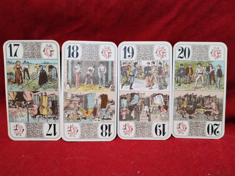 Carti de tarot Nouveau B. P. Grimaud, anii 1950-1970