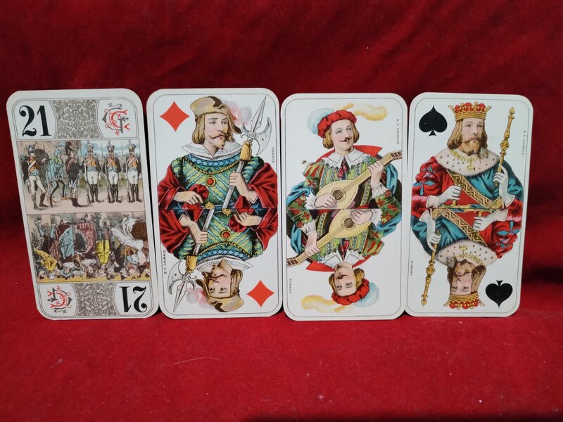 Carti de tarot Nouveau B. P. Grimaud, anii 1950-1970