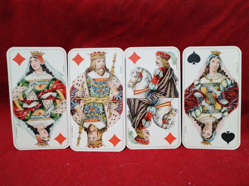 Carti de tarot Nouveau B. P. Grimaud, anii 1950-1970