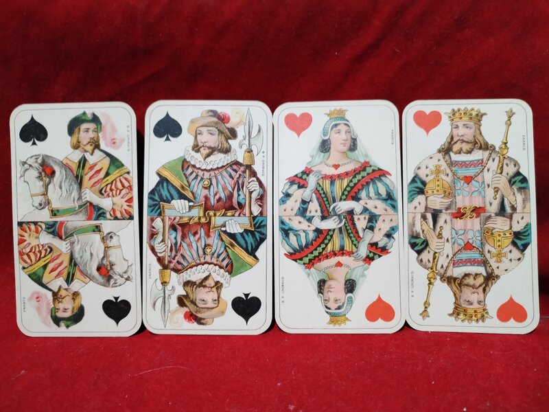Carti de tarot Nouveau B. P. Grimaud, anii 1950-1970